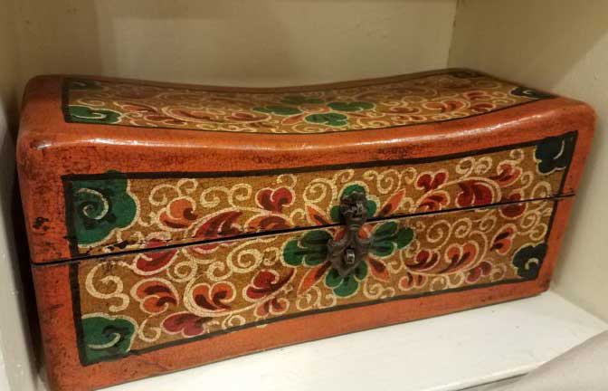 Hand Painted Tibetan Box - Great Finds & Design