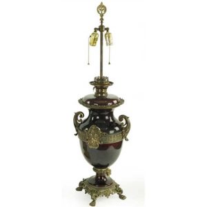 Ormolu Mounted Ceramic Lamp Pewaukee Antiques Great Finds and Design